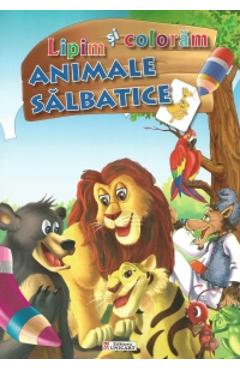 Lipim si coloram. Animale salbatice