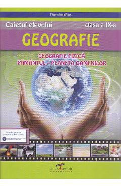Geografie cls 9 caiet - Dumitru Rus - CD PRESS