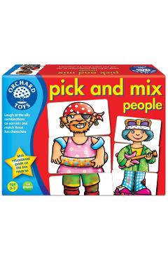 Pick and mix people. Asociaza personajele