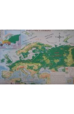 Harta fizica a Europei + Harta politica a Europei 1:20.000.000/1:22.000.000 1:20.000.000/1:22.000.000