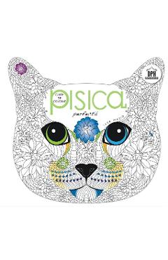 Pisica perfecta. Carte de colorat antistress