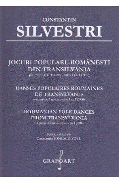 Jocuri populare romanesti din Transilvania pentru Pian la 4 maini Opus 4 Nr.1 - Constantin Silvestri