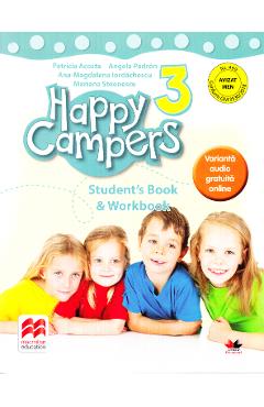 Happy Campers 3. Student’s Book and Workbook – Patricia Acosta Acosta poza noua