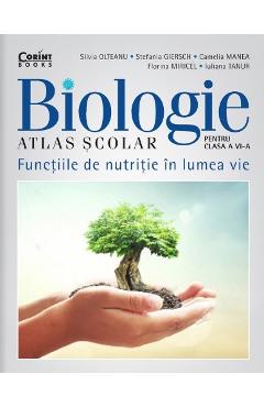 Biologie atlas scolar – Clasa 6 – Functiile de nutritie in lumea vie – Silvia Olteanu atlas