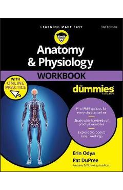 Anatomy & Physiology Workbook For Dummies with Online Practi