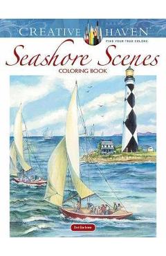 Creative Haven Seashore Scenes Coloring Book