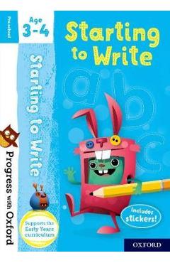 Progress with Oxford: Starting to Write Age 3-4