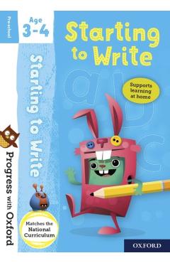 Progress with Oxford: Starting to Write Age 3-4