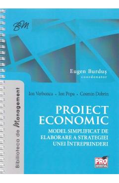 Proiect economic - Eugen Burdus, Ion Verboncu, Ion popa