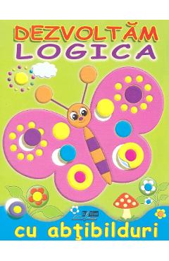 Dezvoltam logica cu abtibilduri: fluture