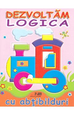 Dezvoltam logica cu abtibilduri: Locomotiva - BIBLION