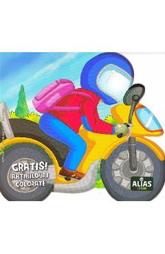 Motocicleta. Abtibilduri colorate - ALIAS