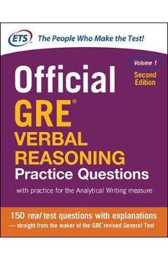 Official GRE Verbal Reasoning Practice Questions, Second Edi
