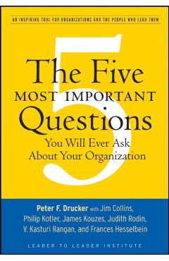 The Five Most Important Questions You Will Ever Ask About Your Organization - Peter F. Drucker