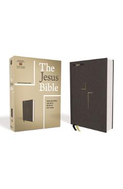 Jesus Bible, ESV Edition, Cloth over Board, Gray