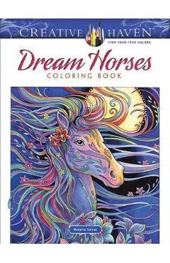 Creative Haven Dream Horses Coloring Book