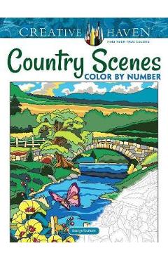 Creative Haven Country Scenes Color by Number