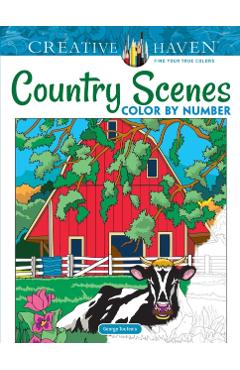 Creative Haven Country Scenes Color by Number