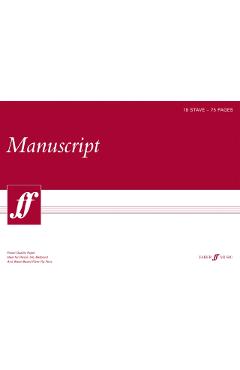75-page A3 Manuscript Pad, 18-stave