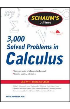 Schaum\'s 3,000 Solved Problems in Calculus