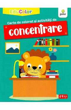 Carte de colorat si activitati de concentrare. EduColor