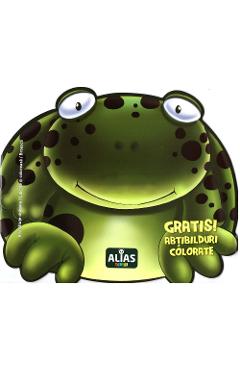 Broasca. Abtibilduri colorate + Jucarie - ALIAS