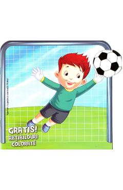 Fotbal. Abtibilduri colorate + Jucarie - ALIAS