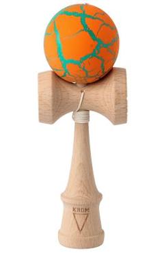 Kendama Krom Crack (Portocaliu+Verde)