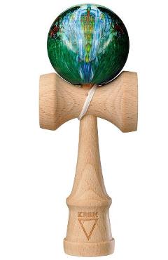 Kendama Krom Rubber Noia (Nuante de verde, albastru, alb)