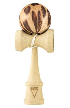Kendama Krom Rubber Leopard (maro+portocaliu)