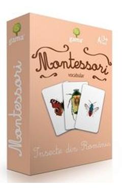Montessori. Vocabular: Insecte din Romania - GAMA