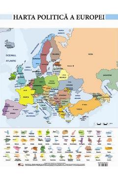 Harta politica a Europei – Plansa A2 Auxiliare