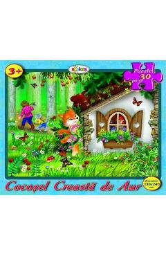 Cocosel Creasta de aur (30 de piese) 3 ani+