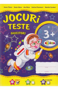 Jocuri. Teste. Ghicitori 3 Ani+ - Inesa Tautu - DORINTA