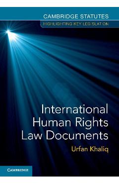 International Human Rights Law Documents - Urfan Khaliq