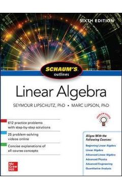 Schaum\'s Outline of Linear Algebra, Sixth Edition - Seymour Lipschutz