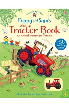 Poppy and Sam's Wind-Up Tractor Book - Sam Taplin
