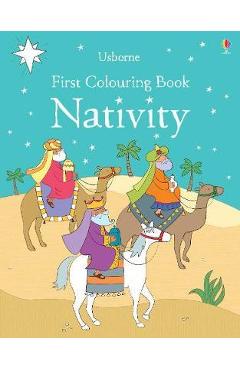 First Colouring Book Nativity - Felicity Brooks