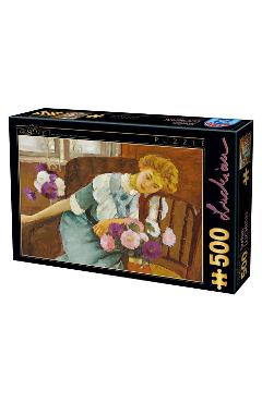 Puzzle 500, Lorica with Chrysanthemums