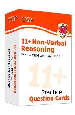 New 11+ CEM Non-Verbal Reasoning Practice Question Cards - A -