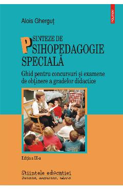 eBook Sinteze de psihopedagogie speciala. Editia a III-a - Alois Ghergut