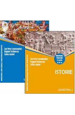 Istorie - Clasa 4. Sem. 1 si 2 (2 vol.) - Manual + CD - Zoe Petre