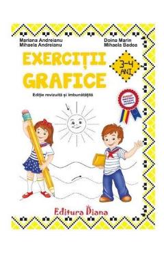 Exercitii grafice 3-4 ani ed.2017 - Mariana Andreianu, Doina Marin