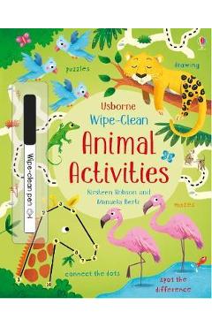 Wipe-clean animal activities - kirsteen robson