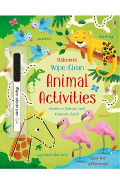 Wipe-Clean Animal Activities - Kirsteen Robson