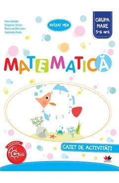 Matematica - Caiet de activitati - Grupa mare 5-6 ani - Nina Beldie