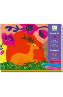 Pastels gel, Farouches. Atelier gel pastel, Animale