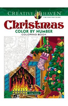 Creative Haven Christmas Color by Number - George Toufexis
