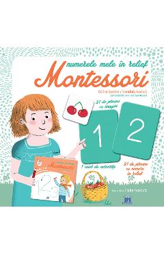 Numerele mele in relief. Montessori – Celine Santini, Vendula Kachel carte