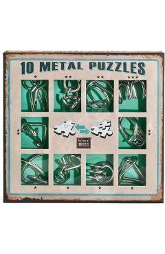 10 metal puzzles: Green